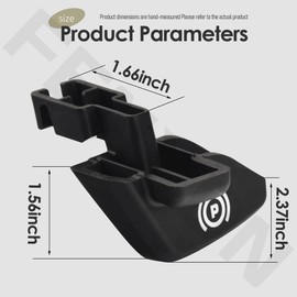 FENXDN 532196439 Parking Break Handle/Brake Handle Compatible with Husqvarna/Toro 2042 LS, 2246 LS, 2346 XLS, 2348 LS, 2354 GXLS, Replaces : 587653701, 532403118, 196439, 532441455, 403118