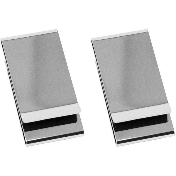 Stephanie Imports Set of 2 - Double-Sided Chrome-Plated Stainless Steel