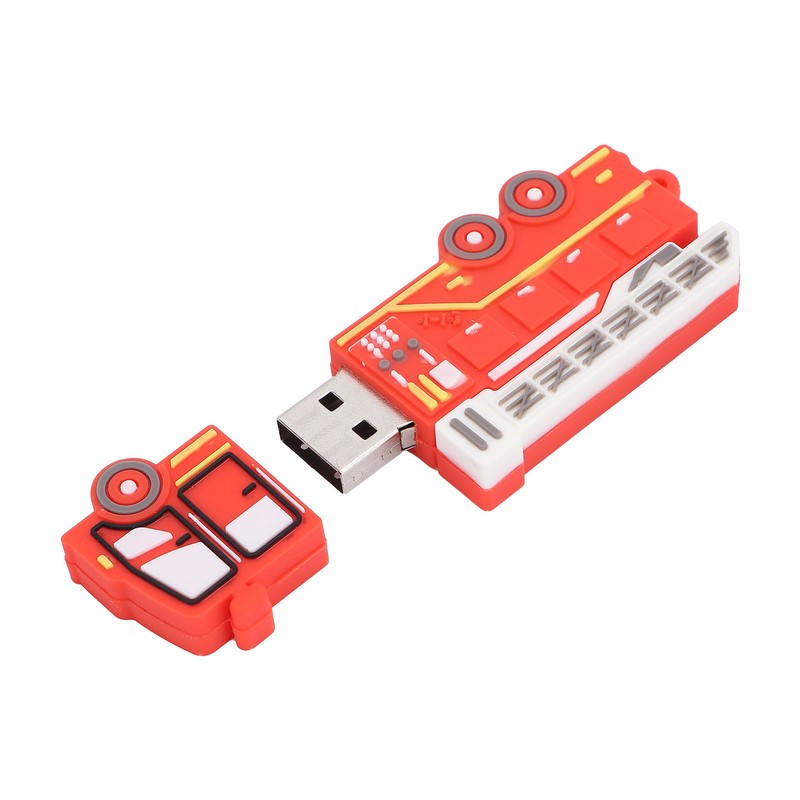 Flash Drive Cute Cartoon Car Compatible Storage Optional USB Thumb