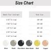 Aventik 50pc Brass Beads Tapered Hole Fly Tying Materials Lure