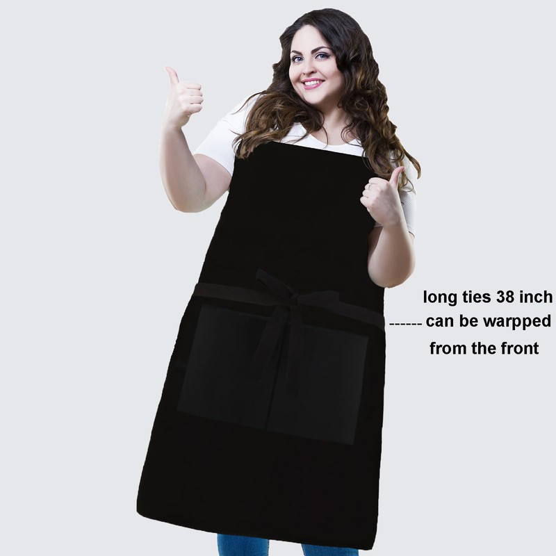 MissOwl Plus Size 2 Pack Adjustable Water Resistant Long Ties