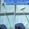 ITTAHO 81" Window Squeegee Cleaner,2 in 1 Window Cleaning Tool