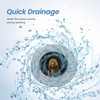KIBI Pop-Up Drain Stopper for Bathroom Sink Without Overflow |