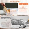 Caja para Pan con Bandeja, Contenedor para Pan con Tapa