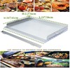 Stainless Steel Seasoning Cooking Griddle, Flat Top Plate Insert with