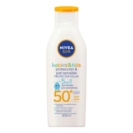 NIVEA Sun Babies & Kids Protector Solar Sensitive Fps50 200ml Bloqueador para pieles sensibles