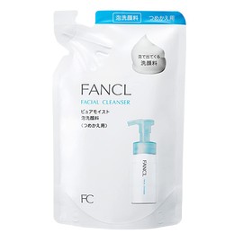 FANCL New Pure Moist Foaming Facial Cleanser [Refill] 130mL x 1 Bag (Approx. 50 Times) Face Wash