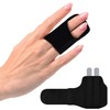 Upgraded Finger Splint Finger Buddy Splints with 2 Metal Bars,