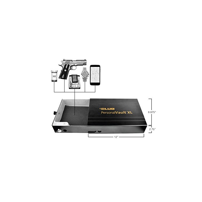 The Club LB400 Personal XL Vault Security Lock Box