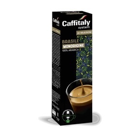 Caffitaly Ecaffe Brasile Alta Mogiana Coffee, 10 Count