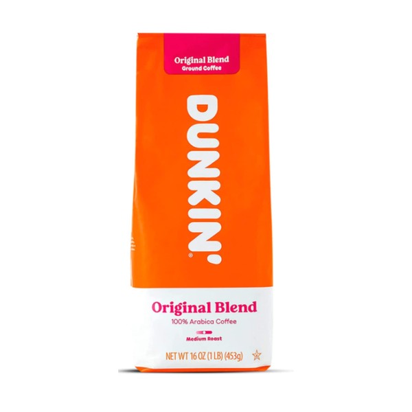 Dunkin' Donuts Dunkin Donuts Coffee Original Blend 16 OZ Bag, Pack of 1 1 Pound (Pack of 1)