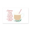 CafePress Eggnog Recipe Rectangle Car Bumper Magnet