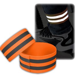 SZSL Hem Stopping Band, For Bicycles, Running, Work, Wide 2.0 inches (5 cm), Includes Reflective Tape, Prevents Cling and Dirt, Improves Night Visibility, Safety Measures, Works for Work and School