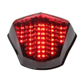 Integrated Sequential LED Tail Lights Smoke Lens for 2009-2017 Yamaha FZ6R
