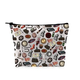 PYOUL Game Inspired Gift Silent Game Makeup Bag Psychological Horror Game Cosmetic Bag Electronic Games Fan Gift (Silent Game Bag)