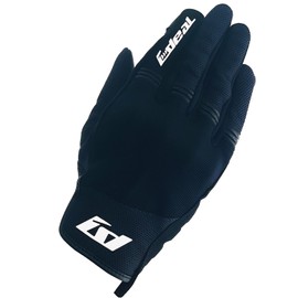 [Simple & Good Fit] Motorcycle Gloves Mesh Spring Summer Protector Smartphone Compatible Yamashiro Ideal Idea ID-025 BREEZE Black S Size ID025/BK/S