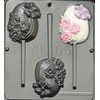 Fancy Egg Lollipop Chocolate Candy Mold Easter 1826