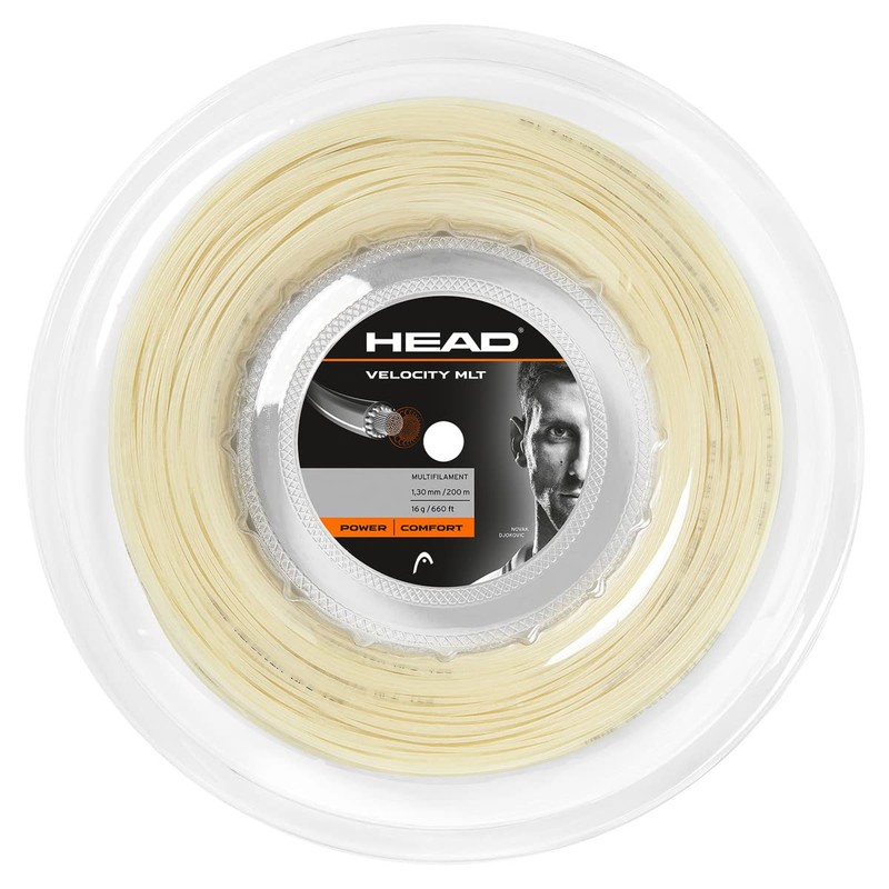 HEAD Unisex's Velocity MLT Reel Racquet String-Multi-Colour/NT, Size 17