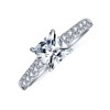 Personalize Timeless Classic Simple 1.5CT AAA CZ Square Princess Cut
