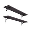 DINZI LVJ Long Wall Shelves, 39.4Inch Wall Mounted Shelves Set