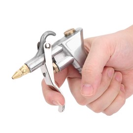 Aluminum Air Dust Blow Gun BT128 Pneumatic Dust Blow Gun Alloy Pneumatic Air Compressor Adjustable Air Blower Dust Cleaning Tool with Nozzle