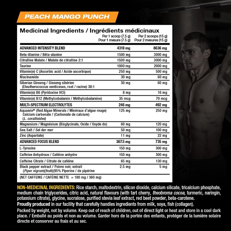 PVL Gold Series Domin8 Sport | pre-workout Superfuel | Artic