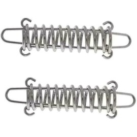 2pcs Tent Wind Spring Wind Rope Buckle,Outdoor Camping High Strength Steel Rope Buckle,Tent Fixed Buckle Spring Hook Buckle