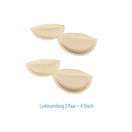 Sodacoda 2 Pairs Foam Inserts Bra Inserts, beige
