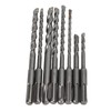 8Pcs Hammer Drill Bit Carbide Tip 2 Flute Drilling Tool