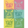 Garnier Thiebaut Chachacha Pop (Cat Pop Art) French Kitchen Towel,