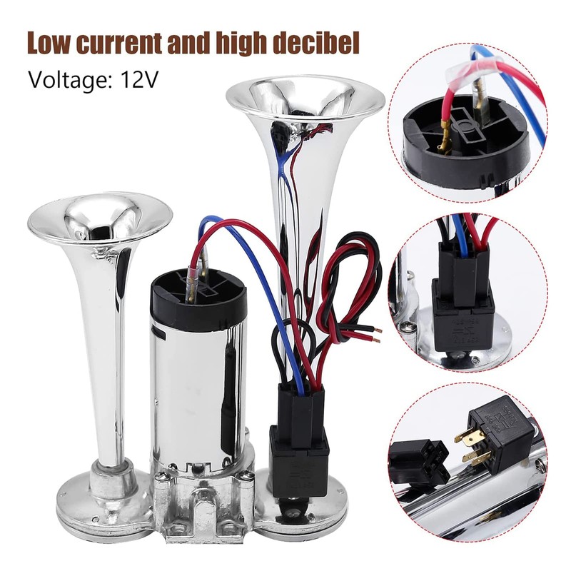 150DB Air Train Horn kit for Car, 12V Super Loud