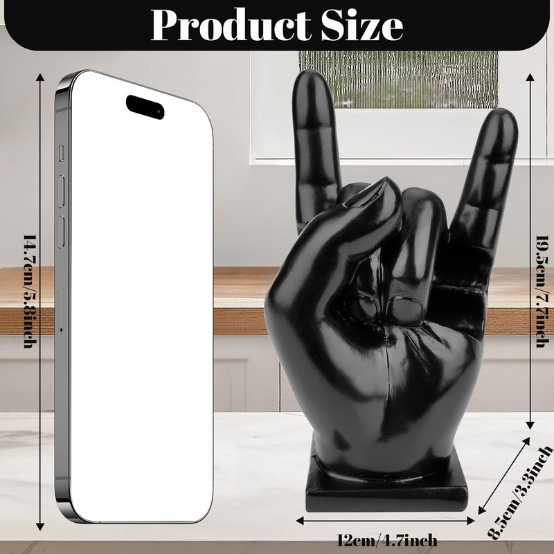 Creative Rock Hand, Drumstick Holder, Drumstick Holder Hand, Resin Rock