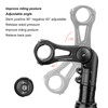 Aluminum Alloy Bike Adjustable Stem Riser 31.8x95mm Road Mountain Bike