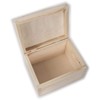 Small Rectangular Wooden Box with Lid | 16 x 12