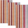REDBEST Bath Towel Pack of 3 Stripes Colourful Size 70