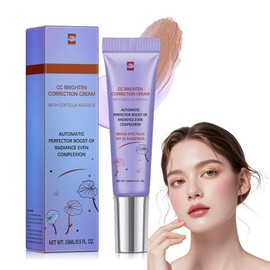 CC Cream Before Make-Up, Full Cover Concealer with Soothing Effect, Colour Correction Cream for Naturally Evening, Moisture and SPF Protection, All Skin Types #01