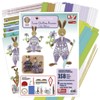 Karen Marie Large Rabbits Quilling Kit Purple