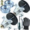 POSEAGLE 2 Pack Pre-Greased 918-06991 Spindle Assembly with 756-05034A Replaces