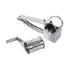 TOPINCN Cheese Grater, Multifunctional Kitchen Craft Rotary Stainless Steel Cheese