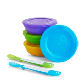 Munchkin Love a Bowls 6M Set of Baby Bowls 4 Bowls 2 Spoons
