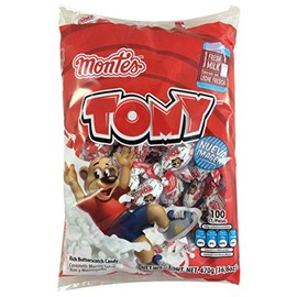 Tomy Rich Butterscotch Candy 100pcs (Net Weight 16.6oz)