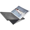 Honygebia Solid Wood Book Stands - Cross Frame Black Oak