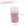 Hohopeti Nail Glitter Sequins for DIY Manicure Decoration Shiny Iridescent
