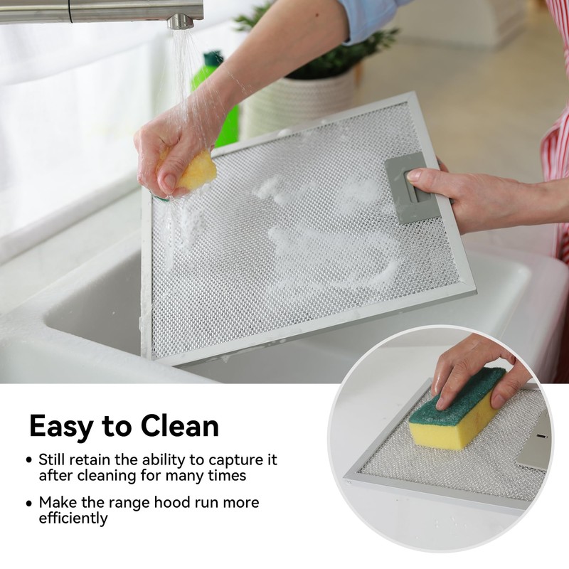 Range Hood Grease Filter Compatible with Whirlpool, Jenn Air, Kitchen