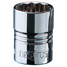京都機械工具(KTC) ネプロス 6.3mm (1/4ンチ) ソケット (十二角) NB2-13W