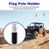BZTT Quick Release Flag Pole Holder 1/4'' Flag Pole Mount