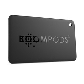 Boompods Boomcard - Schlüsselfinder Geldbörsen Finder - Smart Bluetooth Tracker Karte für Geldbörse, kompatibel mit der Apple Find My App, iOS-Gerät erforderlich (Android wird nicht unterstützt)