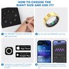 SEEKZERO Smart Ring for Women Men - Titanium Health Fitness