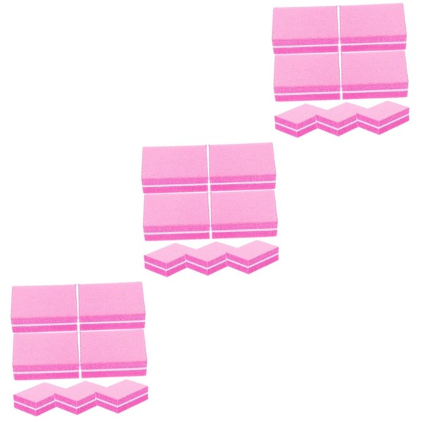 Minkissy 150pcs Dual-sided Block Nail Files Sponge Fingernail Buffing Blocks