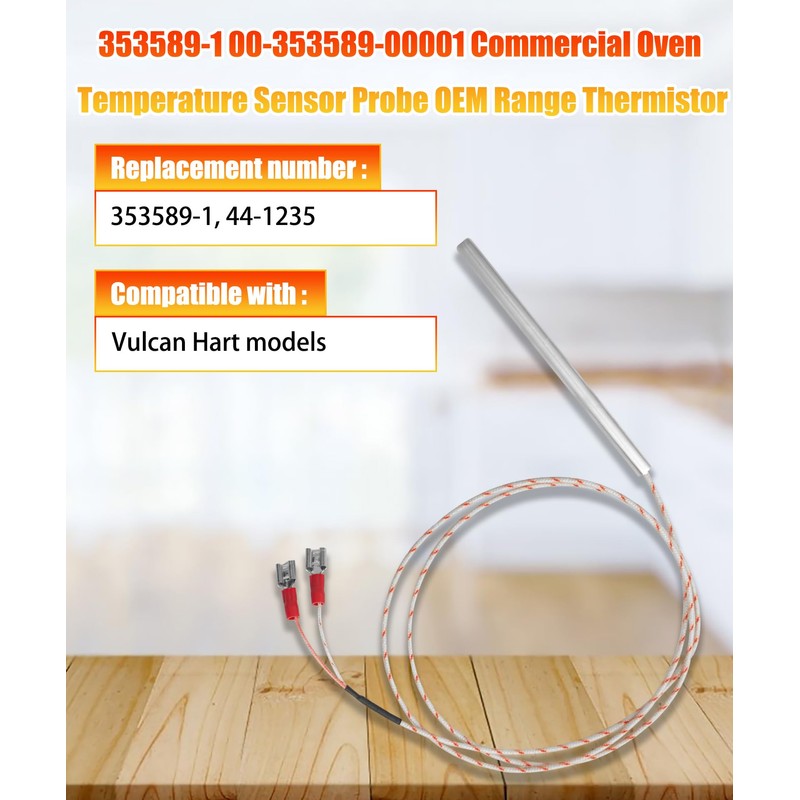 353589-1 Commercial Oven Temperature Sensor Probe OEM Range Thermistor